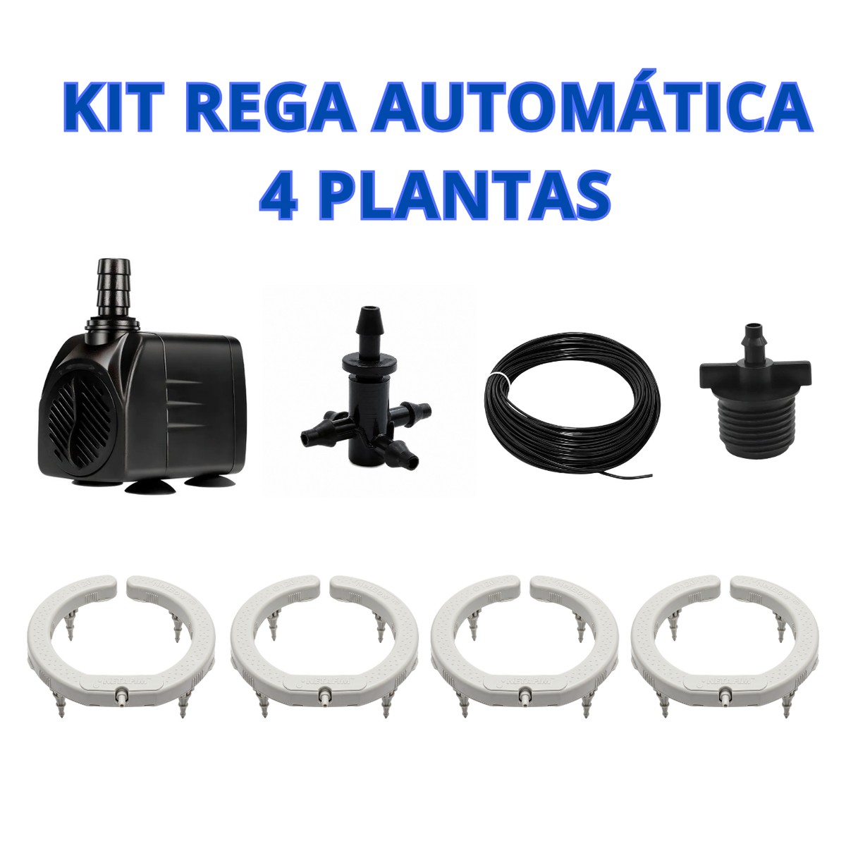 Kit Rega Automática para 4 Vasos