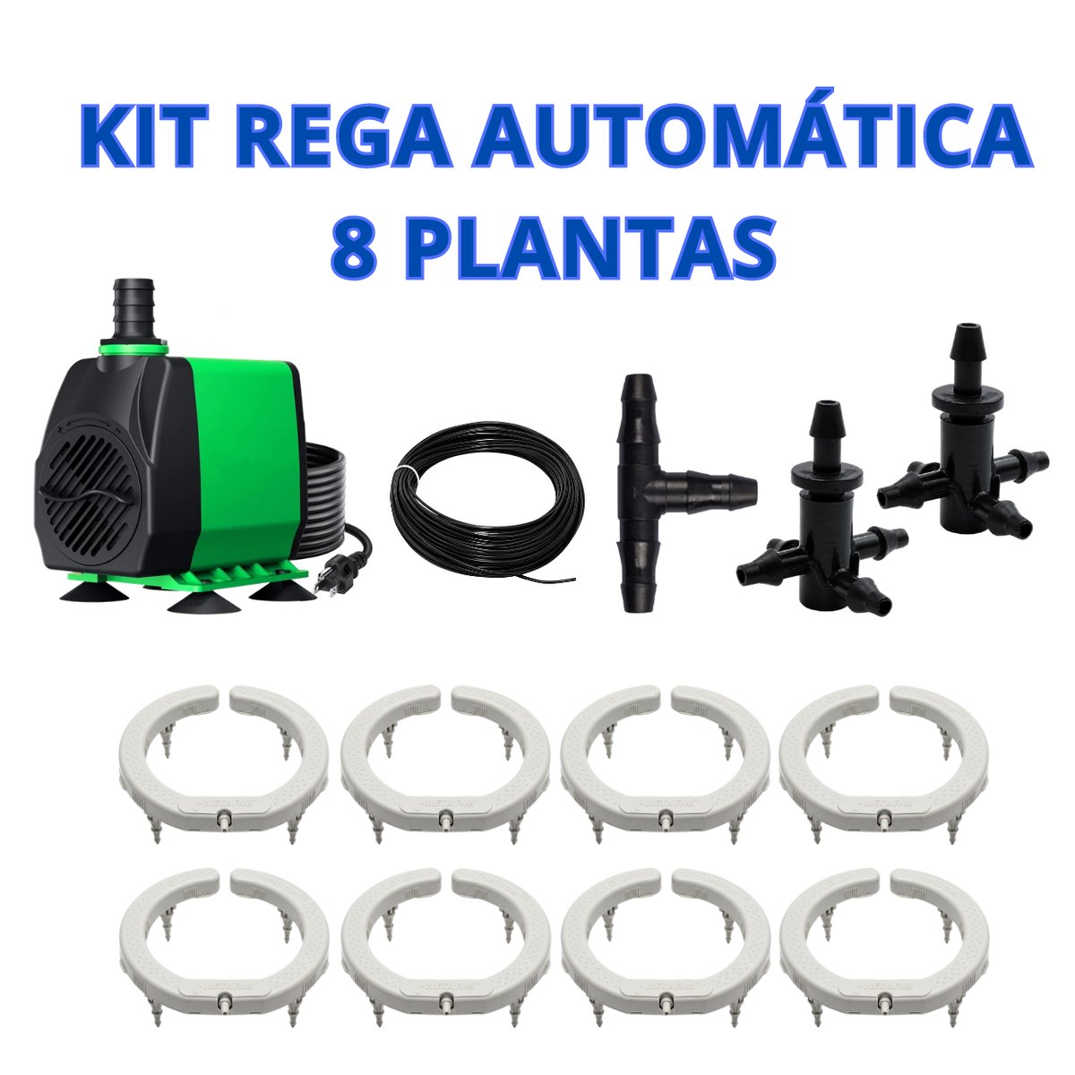 Kit Rega Automática para 8 Vasos