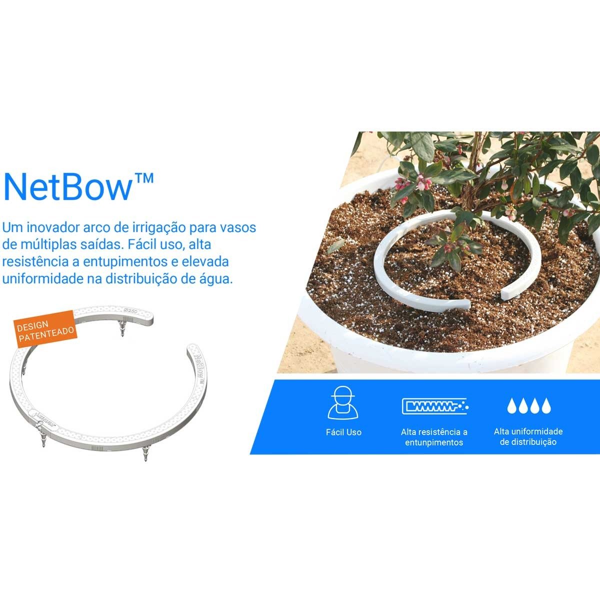 Arco Gotejador 25cm 8 Saídas Netbow