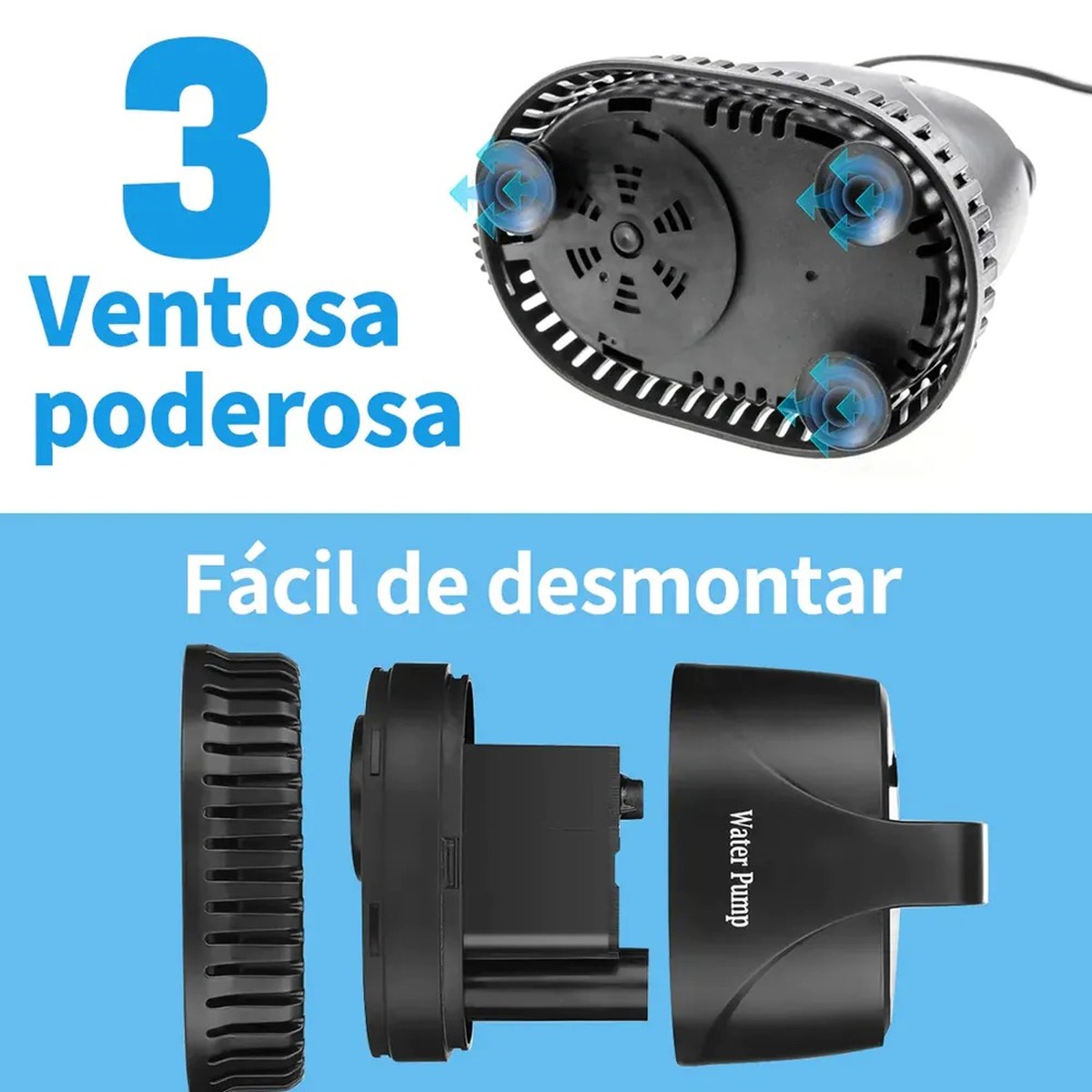 Bomba Submersa Krematek G4 2500L/h Ajustável
