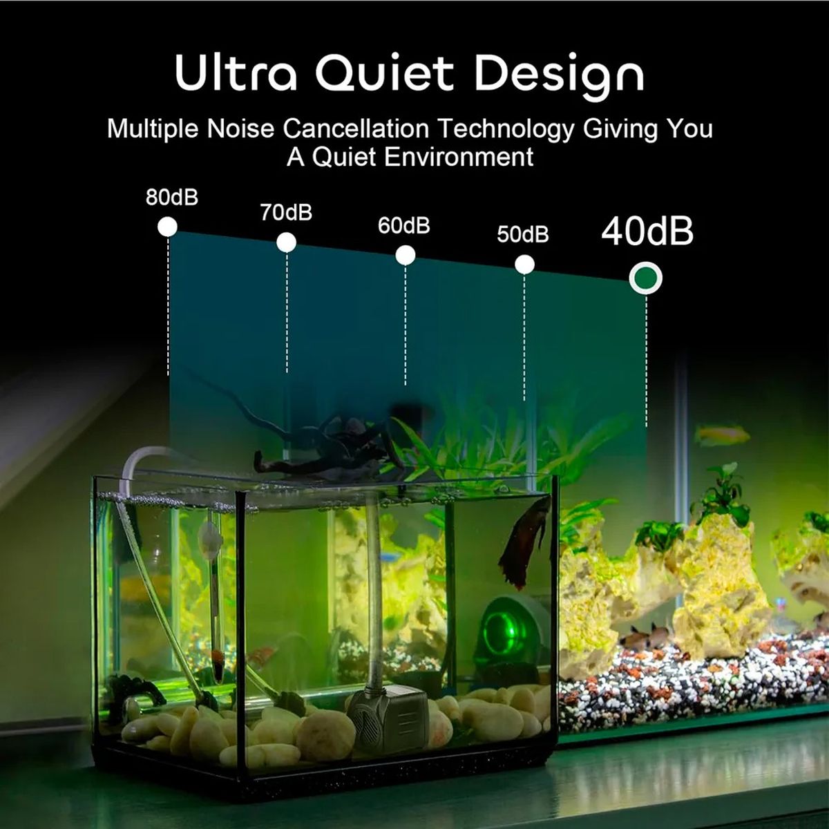 Bomba Submersa Krematek G1 800L/h Ajustável