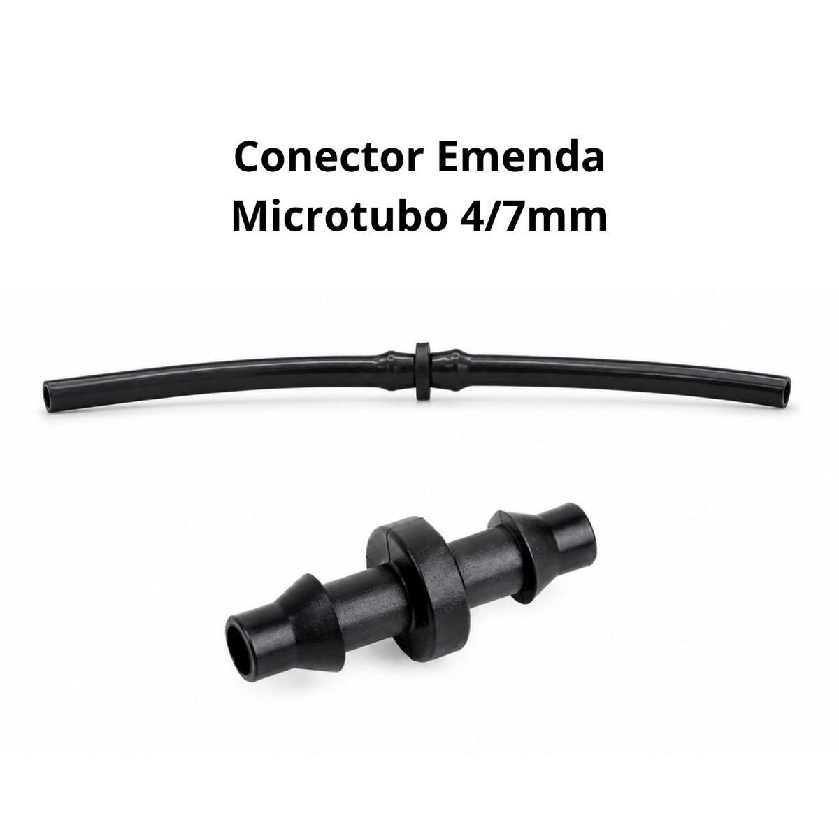 Conector Emenda Microtubo 4/7mm