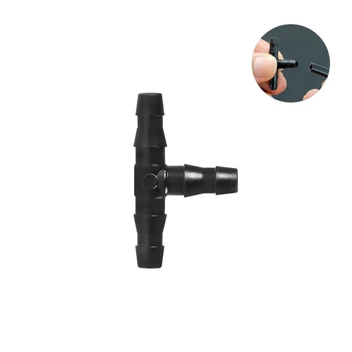 Conector T Microtubo 4/7mm - 3 Saídas