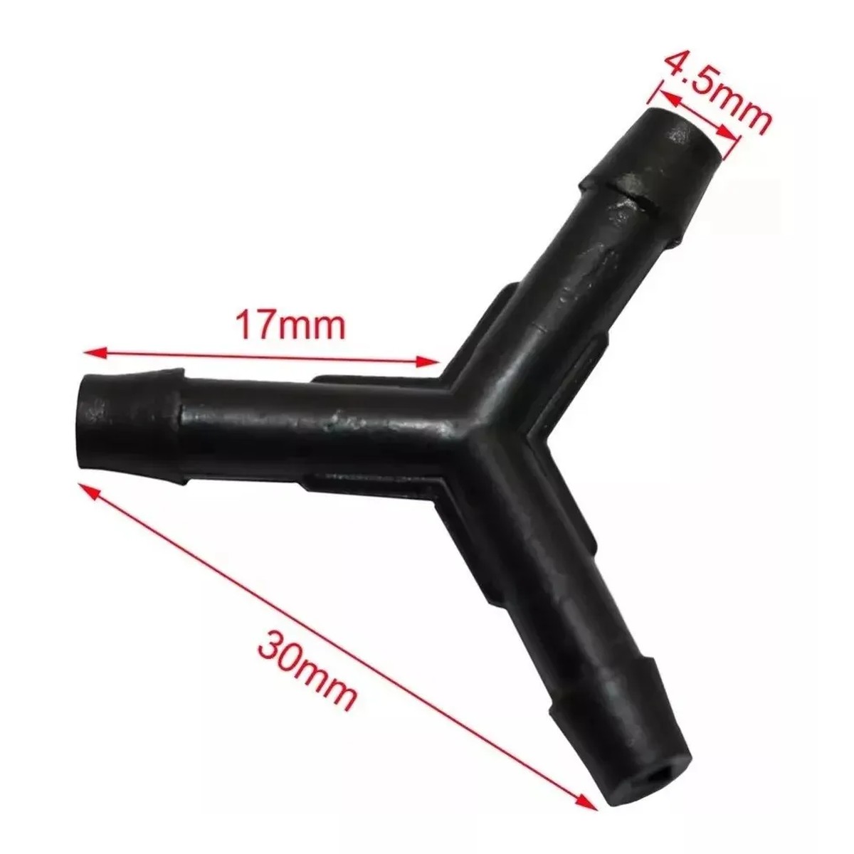 Tê Conector Y Irrigação Gotejamento Microtubo 4/7mm