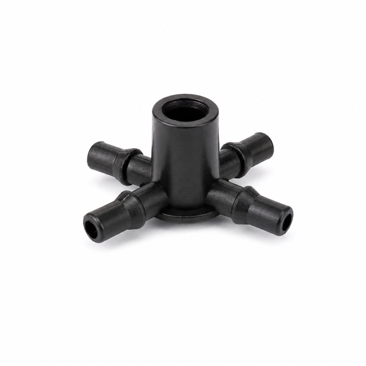 Conector Cruzeta 4 saídas 3x5mm para Gotejador