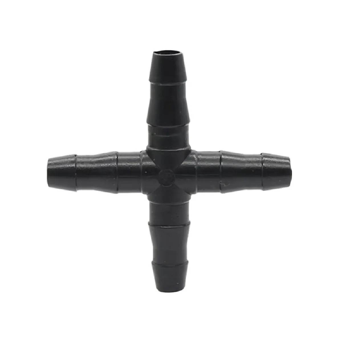 Conector Cruzeta Microtubo 4/7mm - 4 Saídas