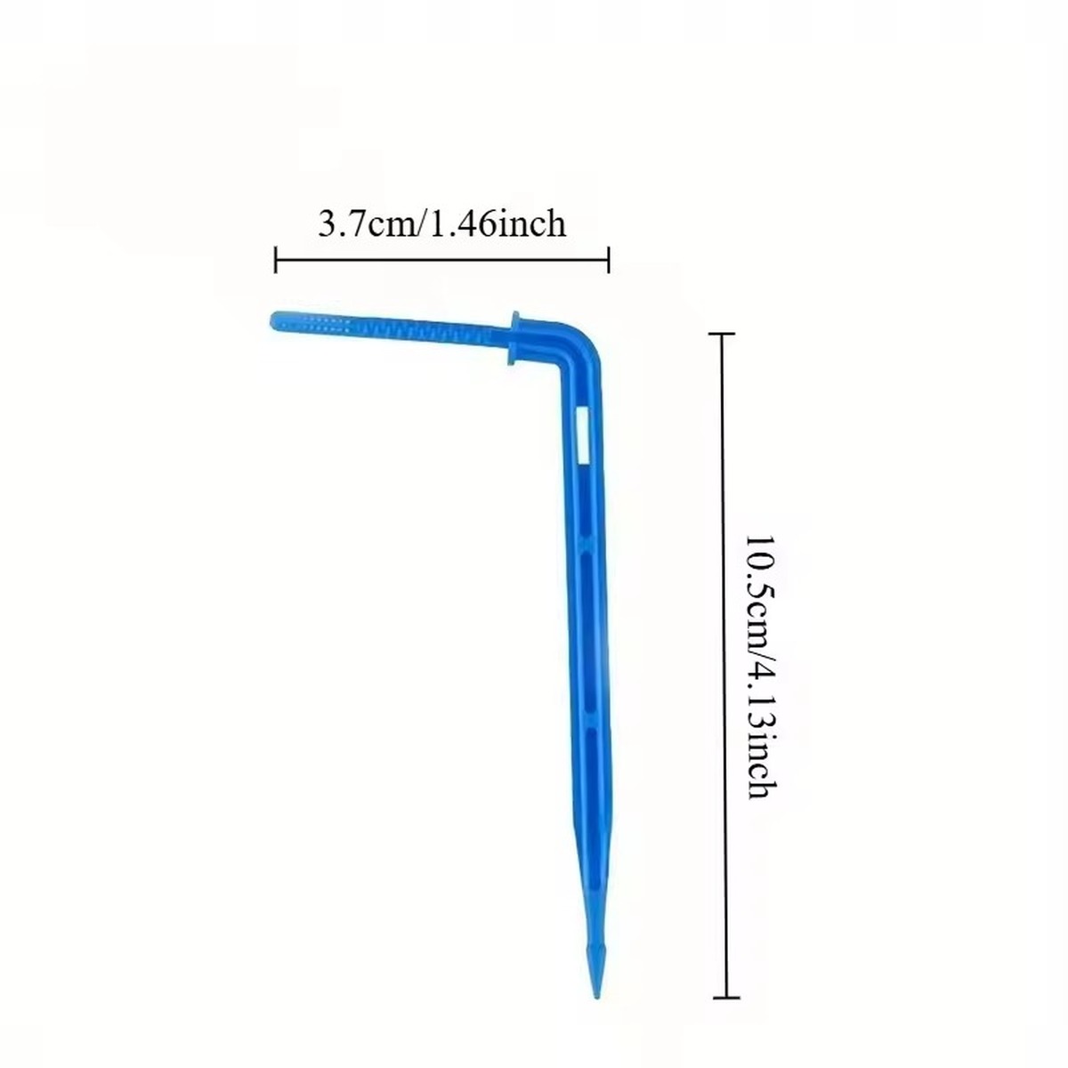 Gotejador Flecha 105mm Microtubo 3/5mm Azul