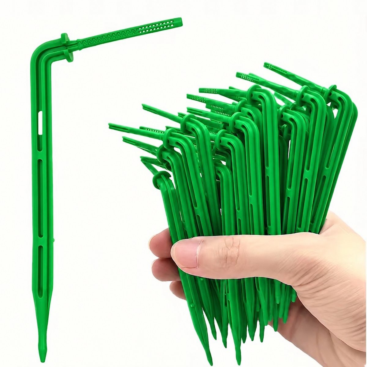 Gotejador Flecha 105mm Microtubo 3/5mm Verde