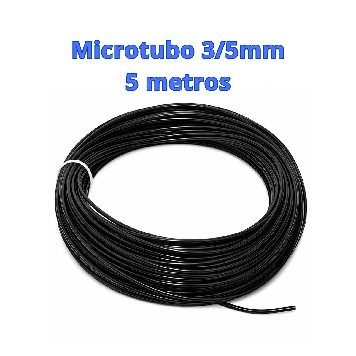 Microtubo Flexível PE 3/5mm - 5 Metros
