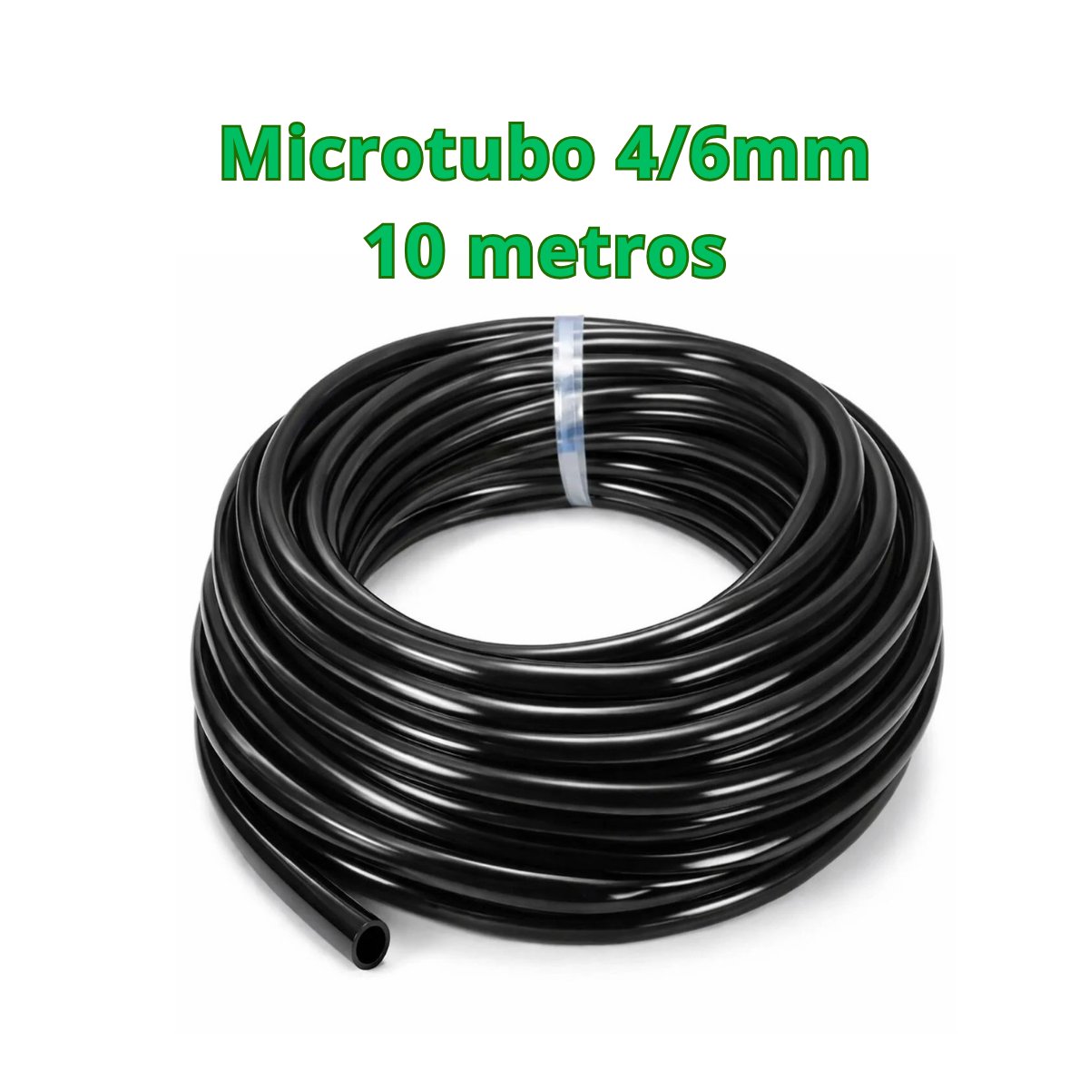 Microtubo Flexível PE 4/6mm - 10 Metros