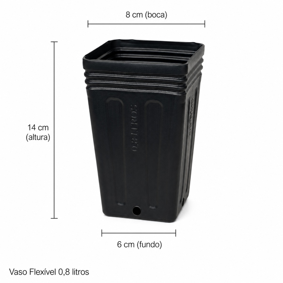 Vaso Flexível 0,8L Nutriplan