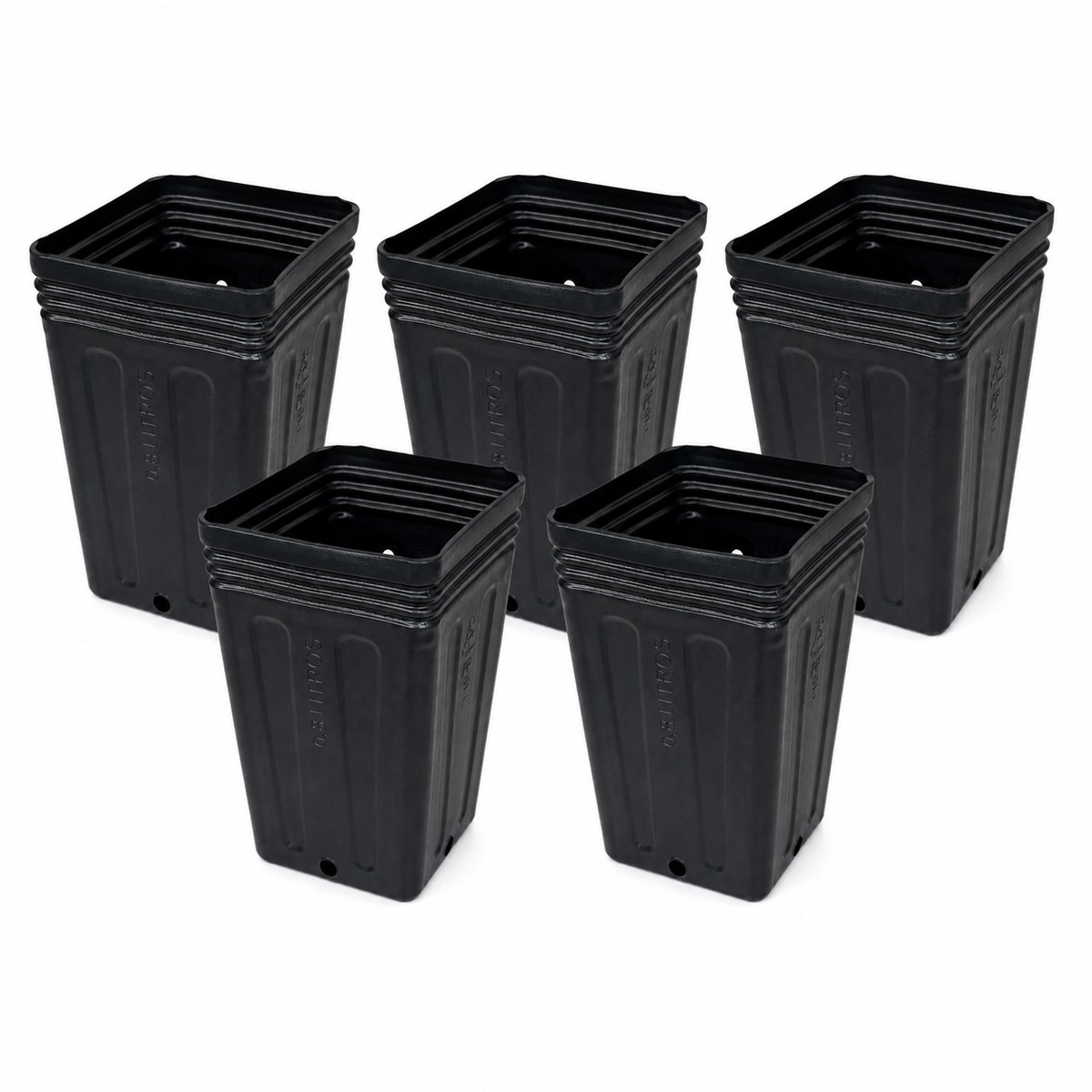 Kit 10 Vasos Flexíveis 0,8L Nutriplan