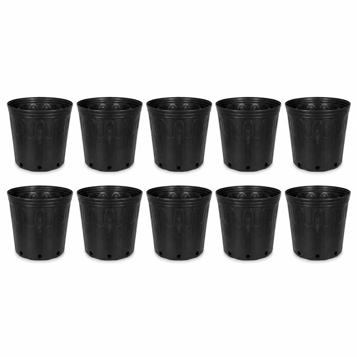 Kit 10 Vasos Flexíveis 11L Nutriplan