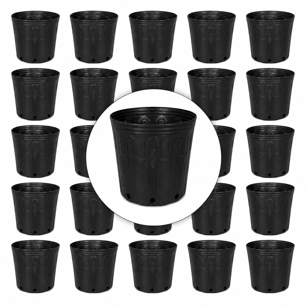 Kit 25 Vasos Flexíveis 11L Nutriplan