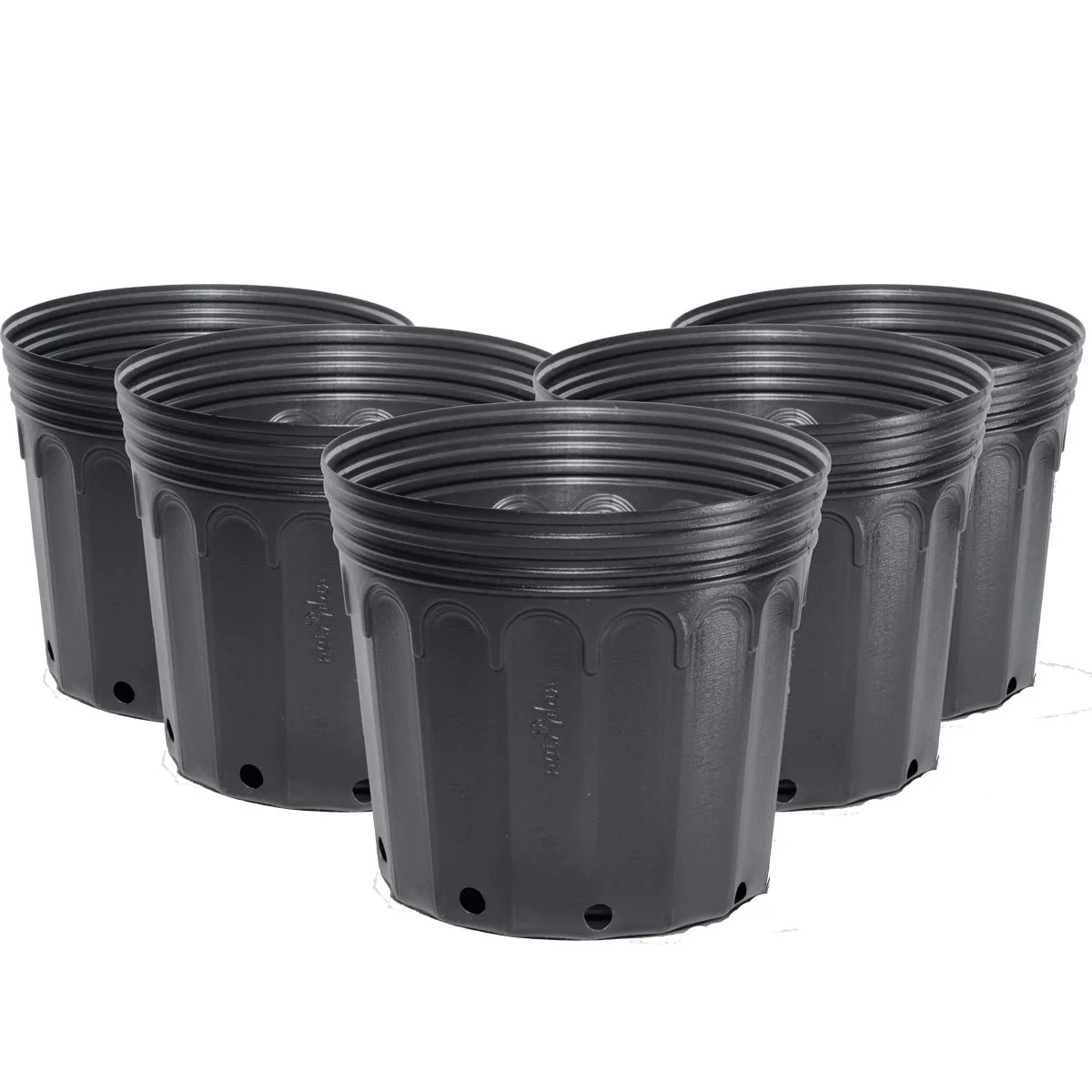 Kit 5 Vasos Flexíveis 11L Nutriplan