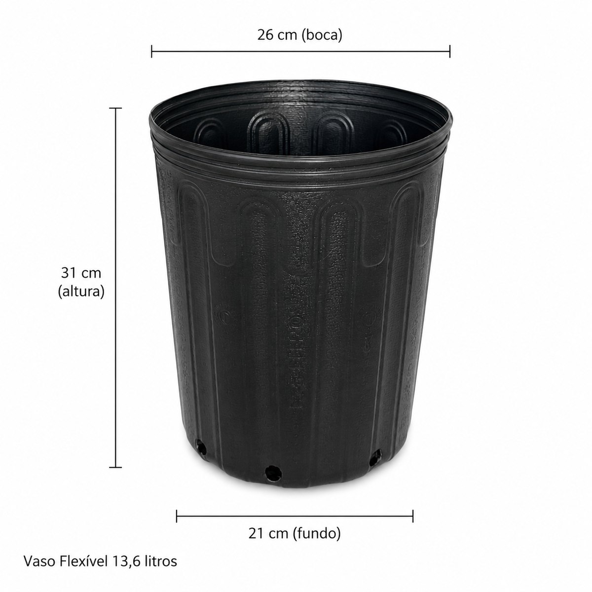 Vaso Flexível 13,6L Nutriplan
