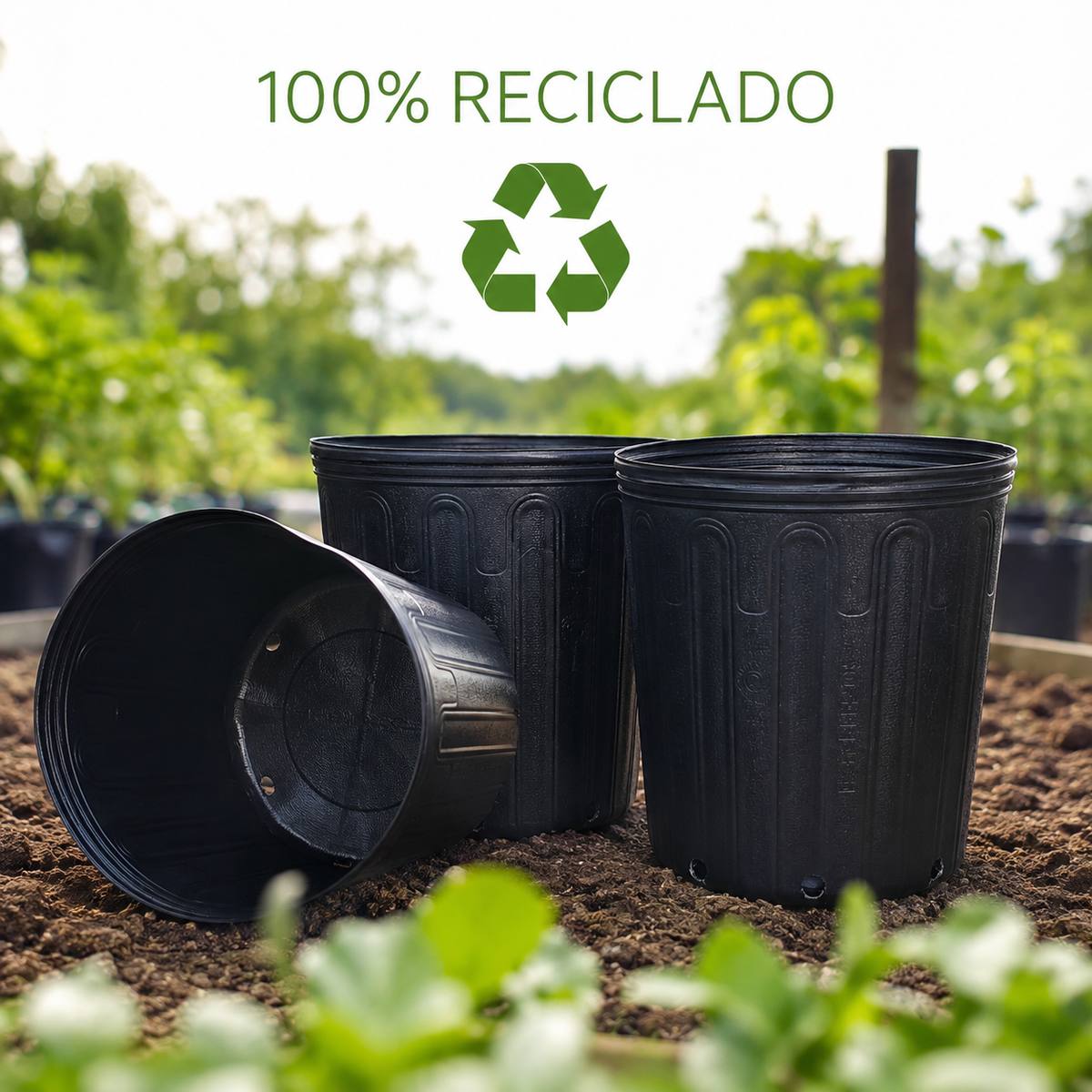 Kit 5 Vasos Flexíveis 13,6L Nutriplan