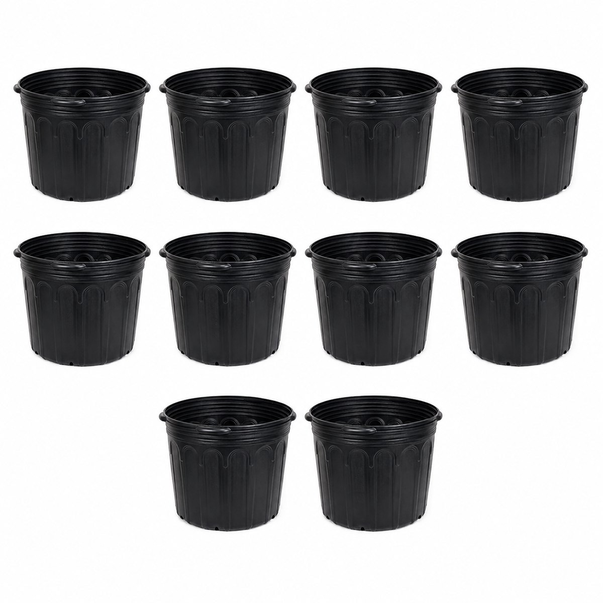 Kit 10 Vasos Flexíveis 25L Nutriplan