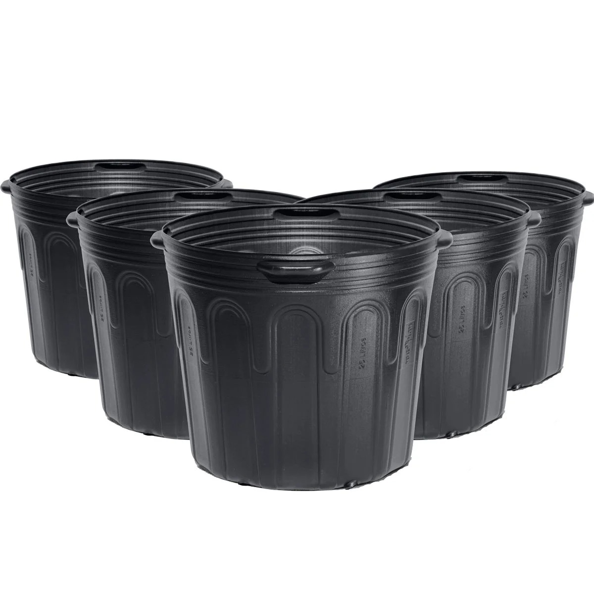 Kit 5 Vasos Flexíveis 25L Nutriplan