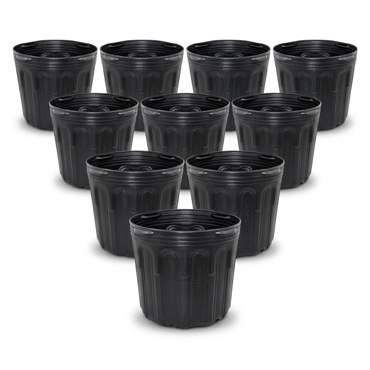 Kit 10 Vasos Flexíveis 39L Nutriplan