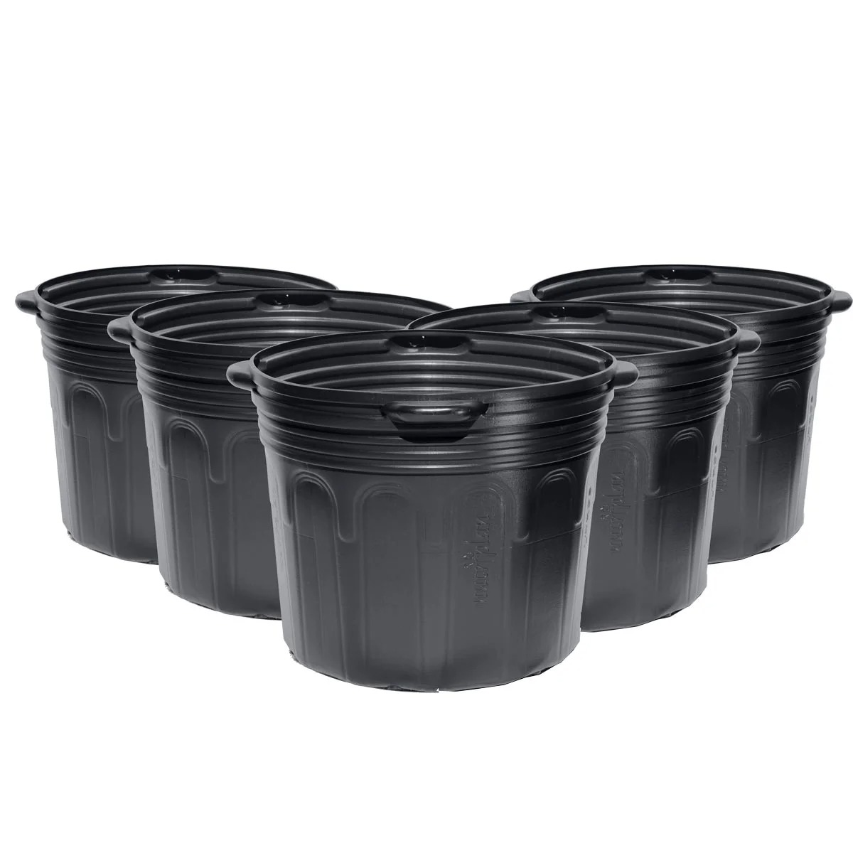 Kit 5 Vasos Flexíveis 39L Nutriplan