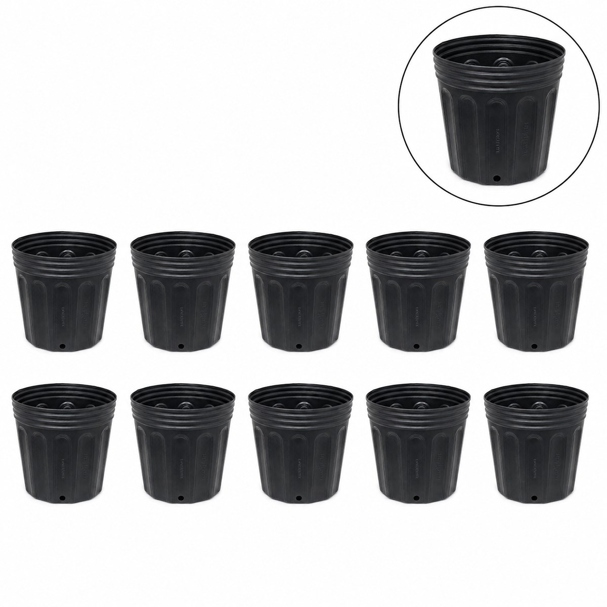 Kit 10 Vasos Flexíveis 3,6L Nutriplan