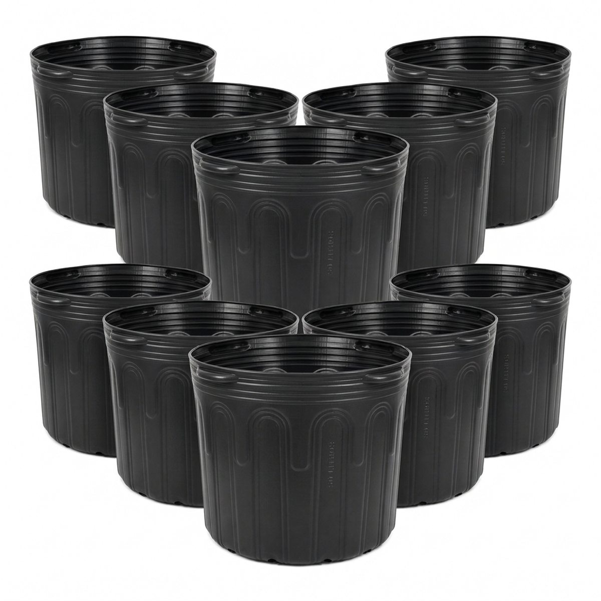 Kit 10 Vasos Flexíveis 50L Nutriplan