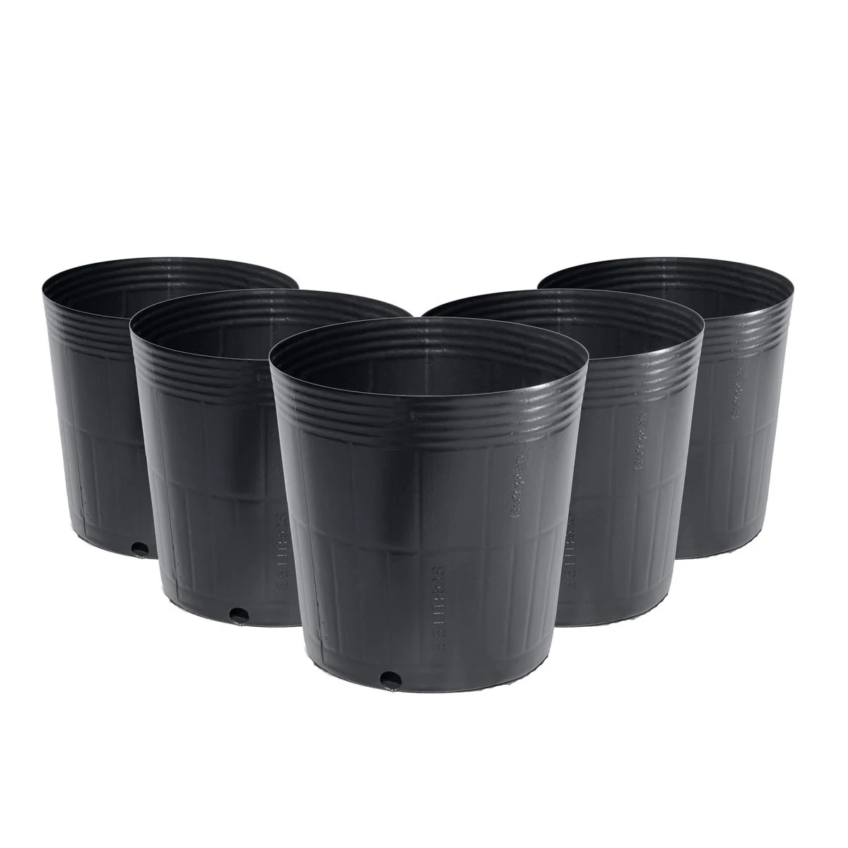 Kit 5 Vasos Flexíveis 5,5L Nutriplan