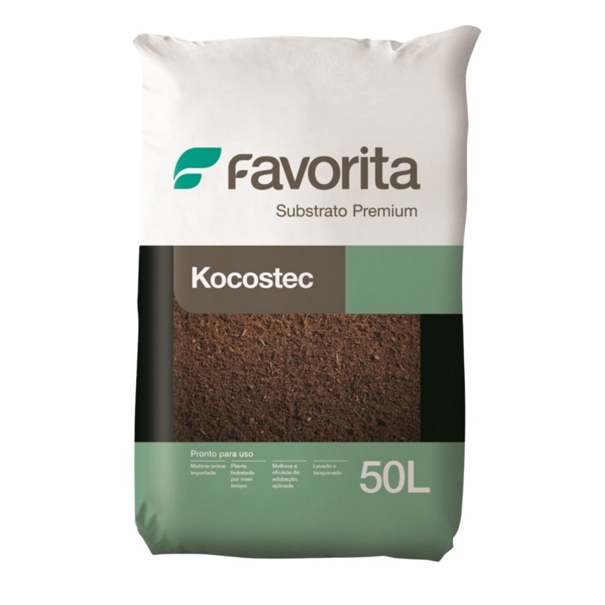 Substrato Fibra de Coco Kocostec 04 50L Favorita